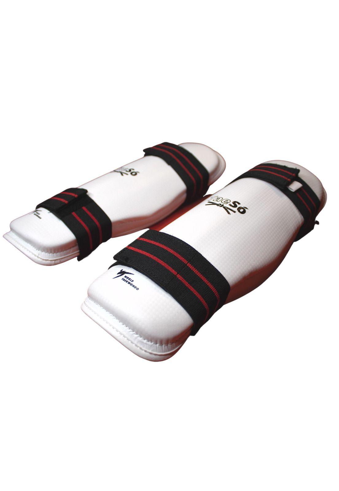 Canillera taekwondo blanca Taeso-1