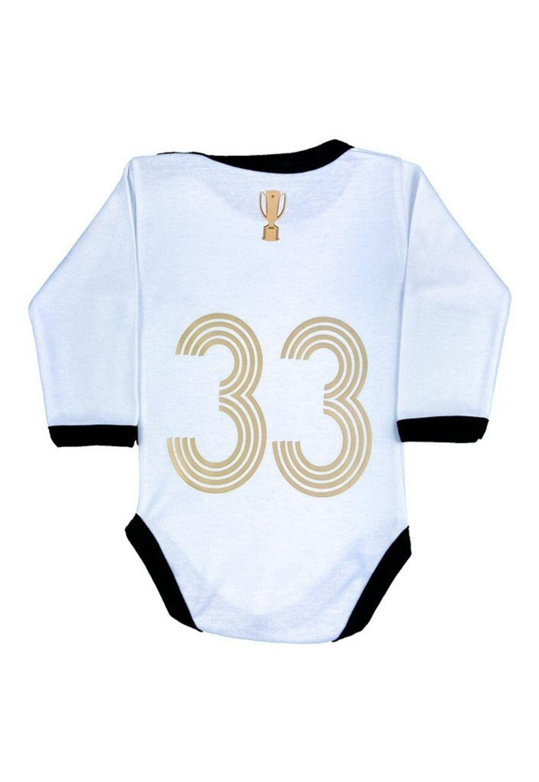      Body Bebé Colo Colo Local Blanco 33 Oficial Manga Larga-1