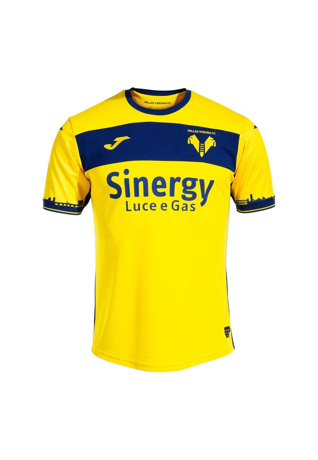 Camiseta Hellas Verona 2023 2024 Visitante Original Joma-0