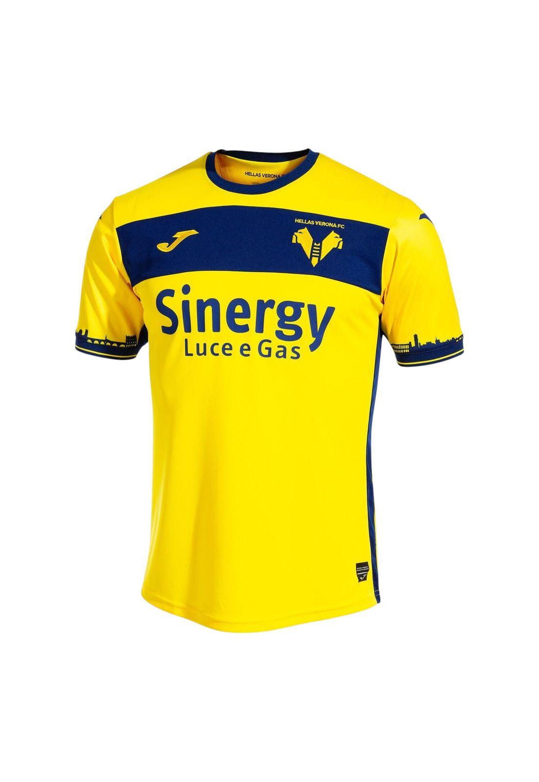 Camiseta Hellas Verona 2023 2024 Visitante Original Joma-1