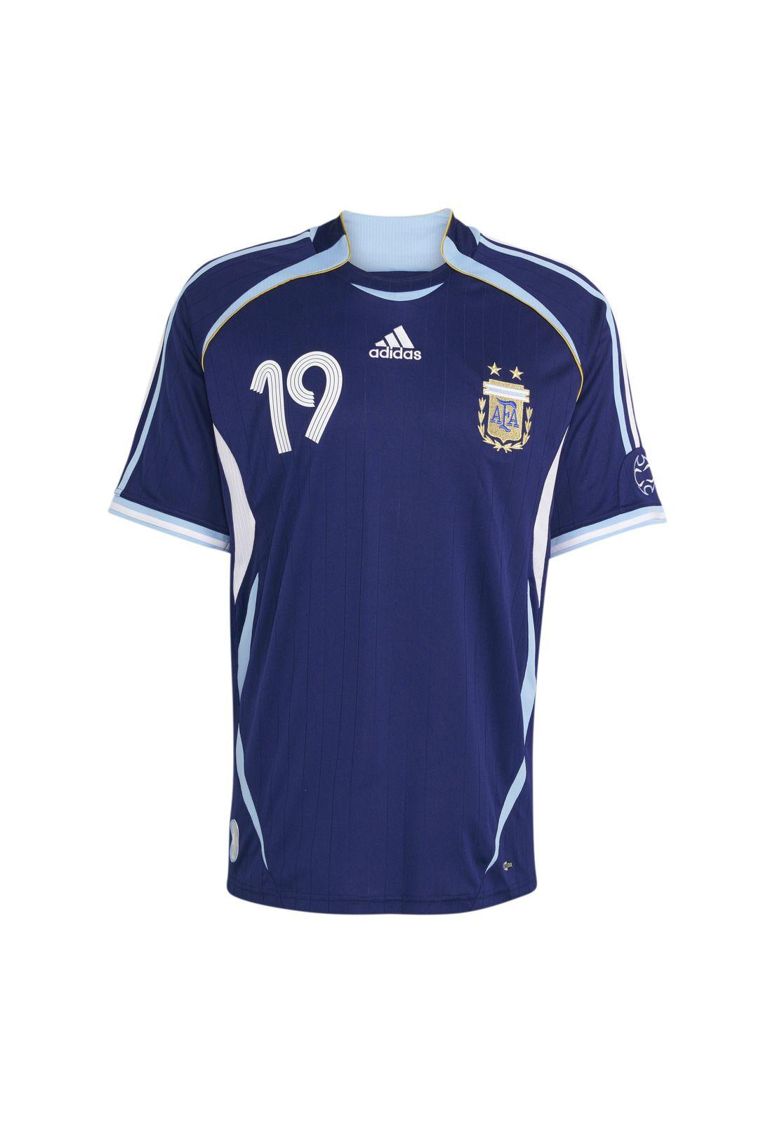 Camiseta Argentina 2006 Reedición Visita 19 Messi Adidas-0
