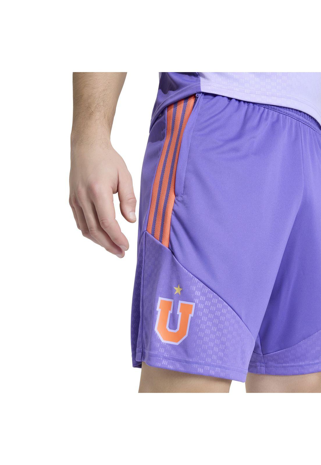 Short Universidad De Chile 2026 Entenamiento Bolsillo Adidas-2