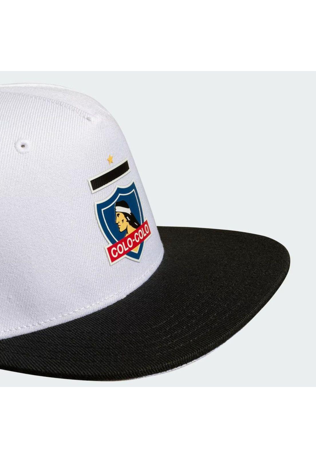 Snapback Colo Colo 2023 Blanco Nuevo Original adidas-3