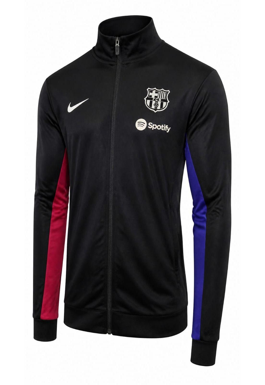 Polerón Barcelona 2024 2025 Salida Negro Cierre Nike-3