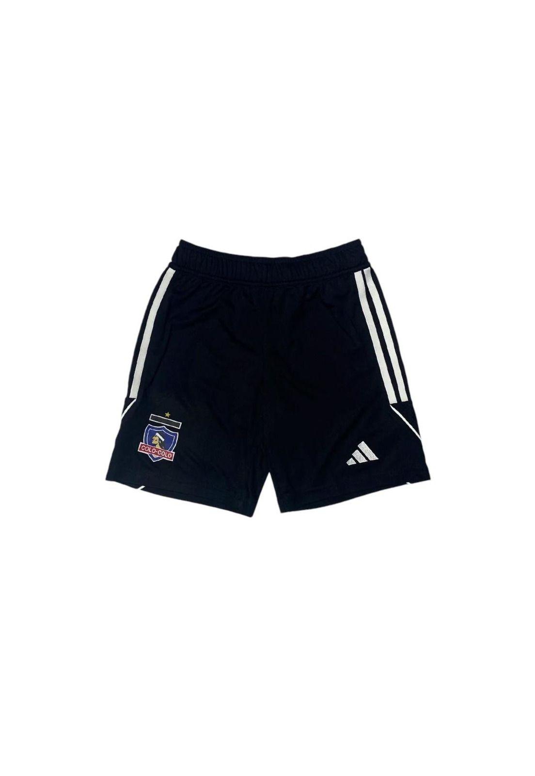 Short Colo Colo 2024 Niño Local Nuevo Original Adidas-0