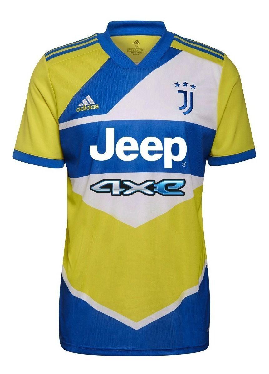Camiseta Juventus 2021/22 Tercera Tricolor Nueva Original-0