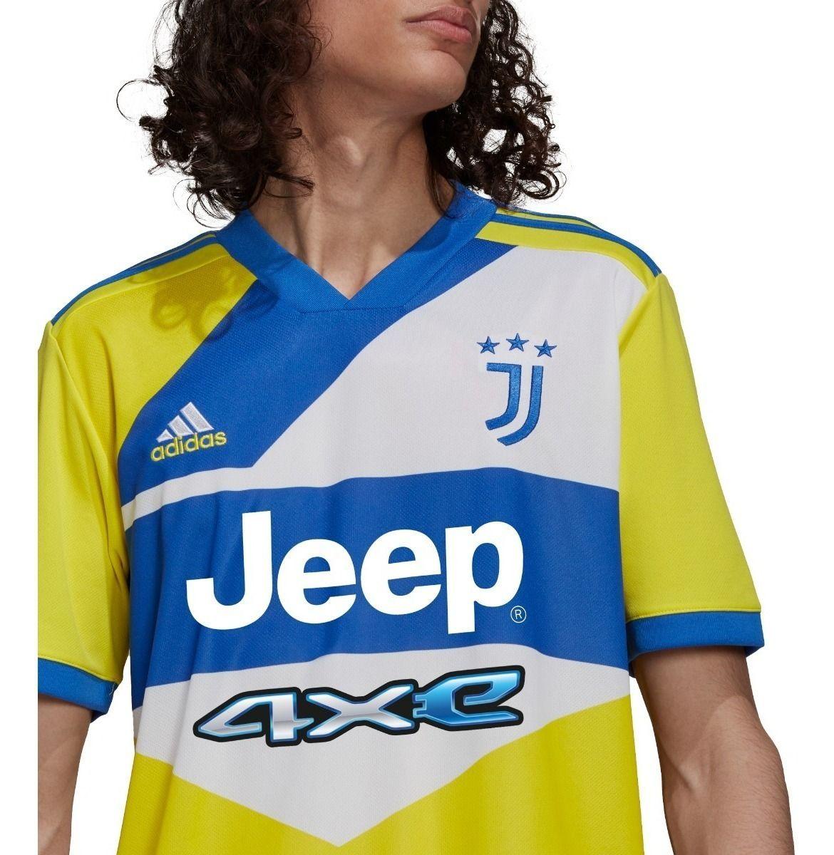 Camiseta Juventus 2021/22 Tercera Tricolor Nueva Original-4