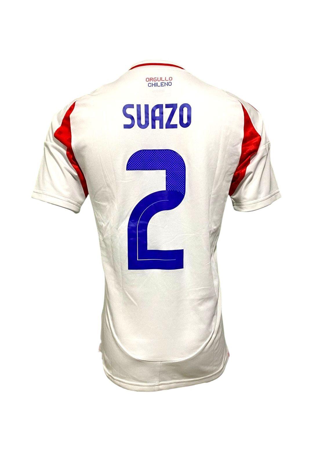 Camiseta Chile 2024 2025 Visita N2 Suazo Utilería Adidas-2
