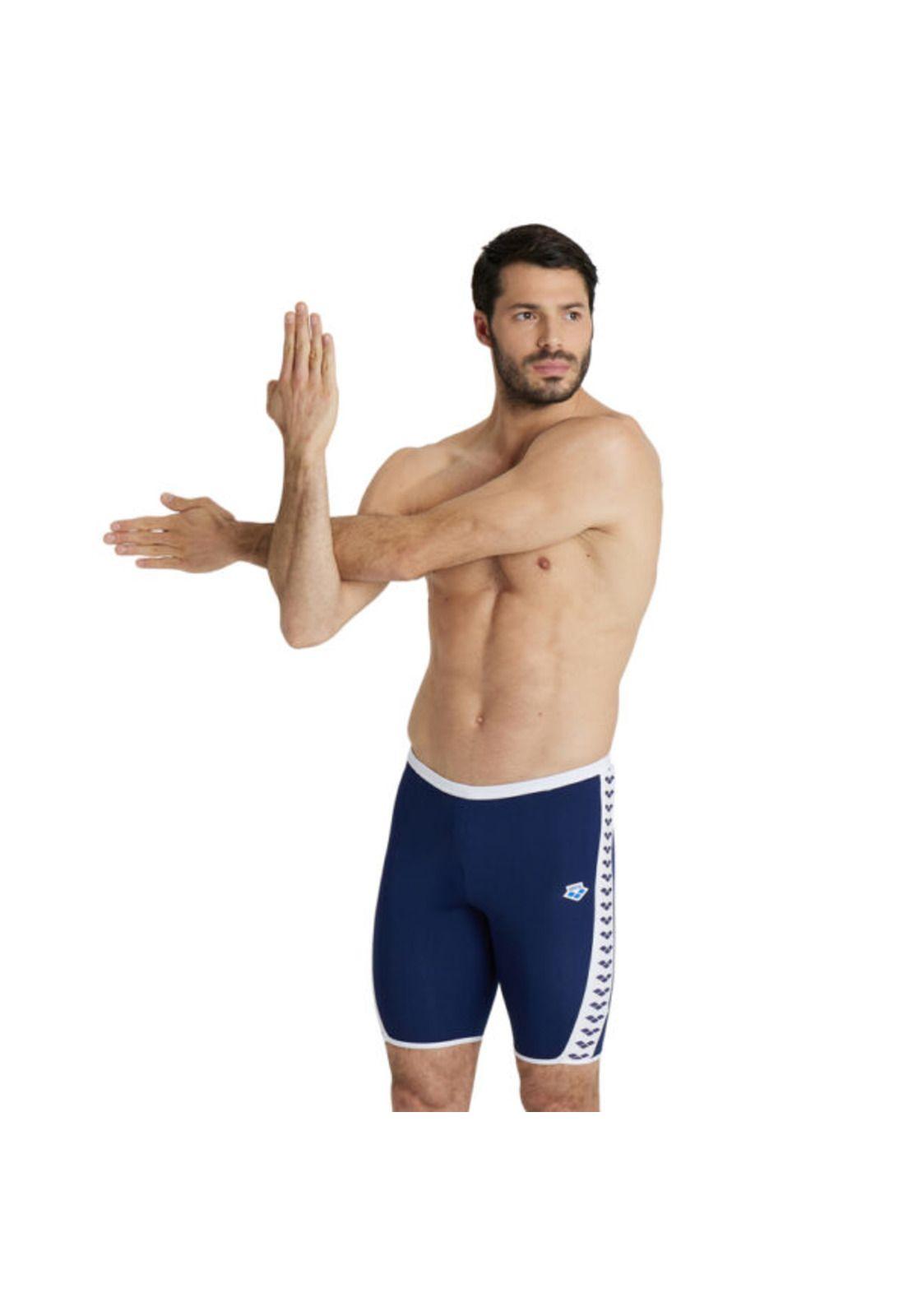 Traje baño jammer Icons Solid Azul Arena-0
