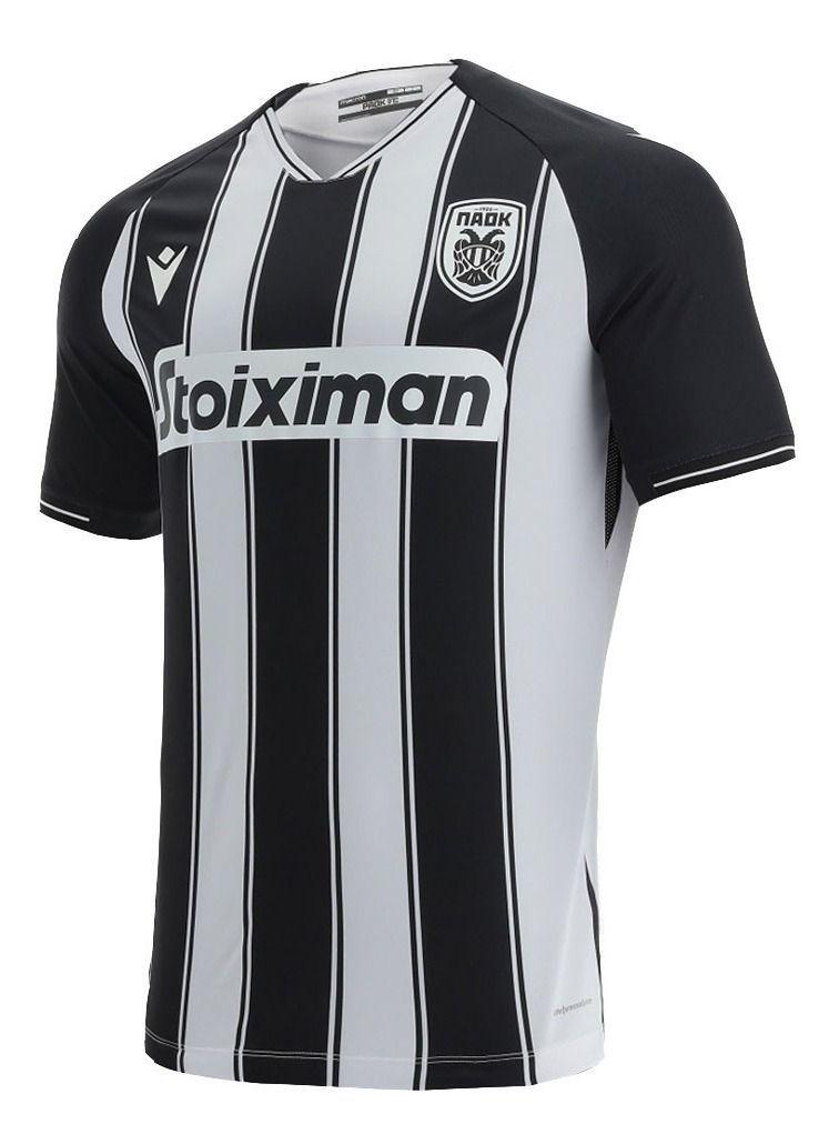     Camiseta Paok 2021/2022 Profesional Titular Original Macron-0