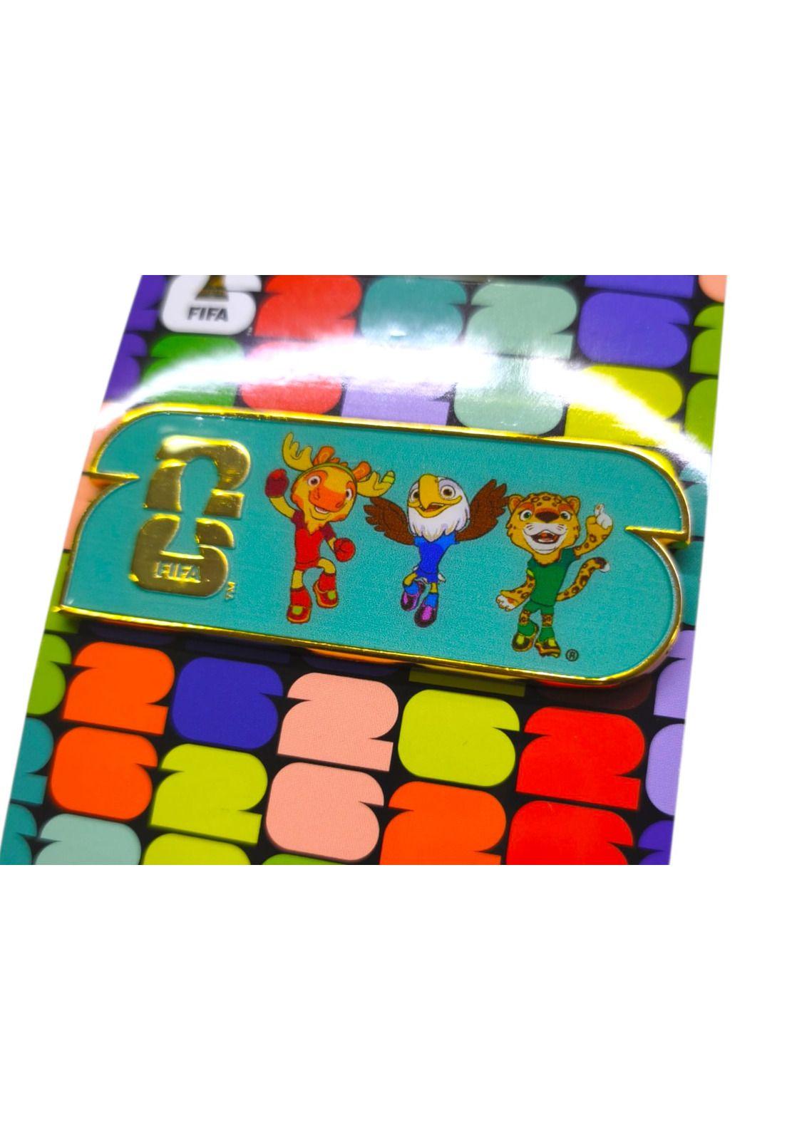 Pin 2D Mascotas FIFA 2026 Nuevo Original Milled-2