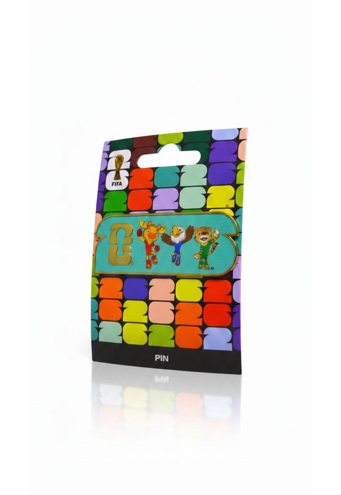 Pin 2D Mascotas FIFA 2026 Nuevo Original Milled-3