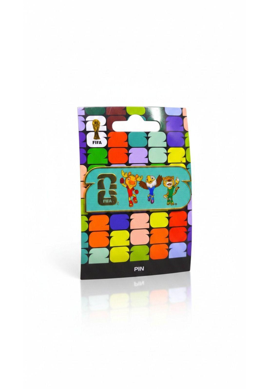 Pin 2D Mascotas FIFA 2026 Nuevo Original Milled-4