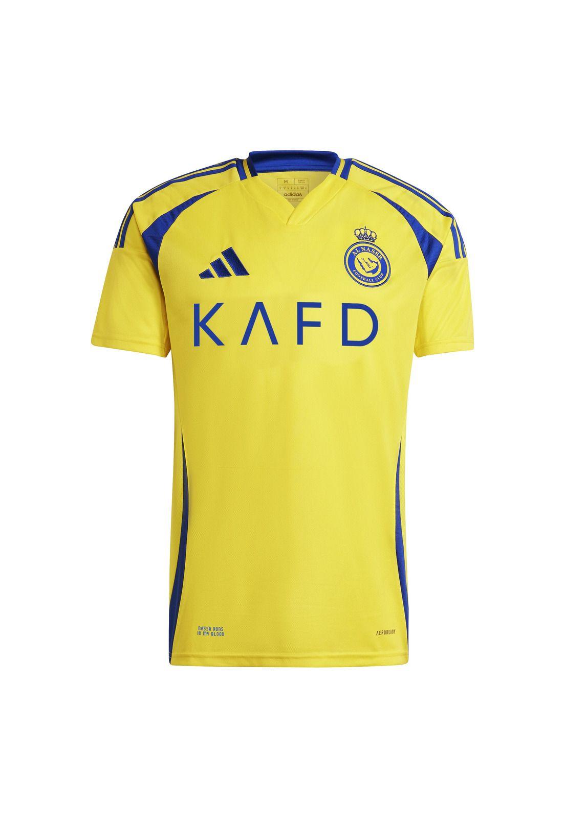 Camiseta Al Nassr 2024 2025 Titular Amarillo Original Adidas-3