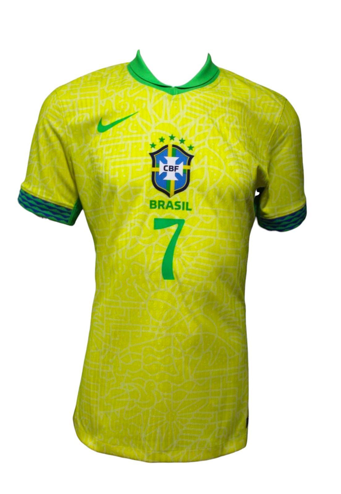 Camiseta Brasil 2024 2025 Local Prof. Vini Jr Utilería Nike-0
