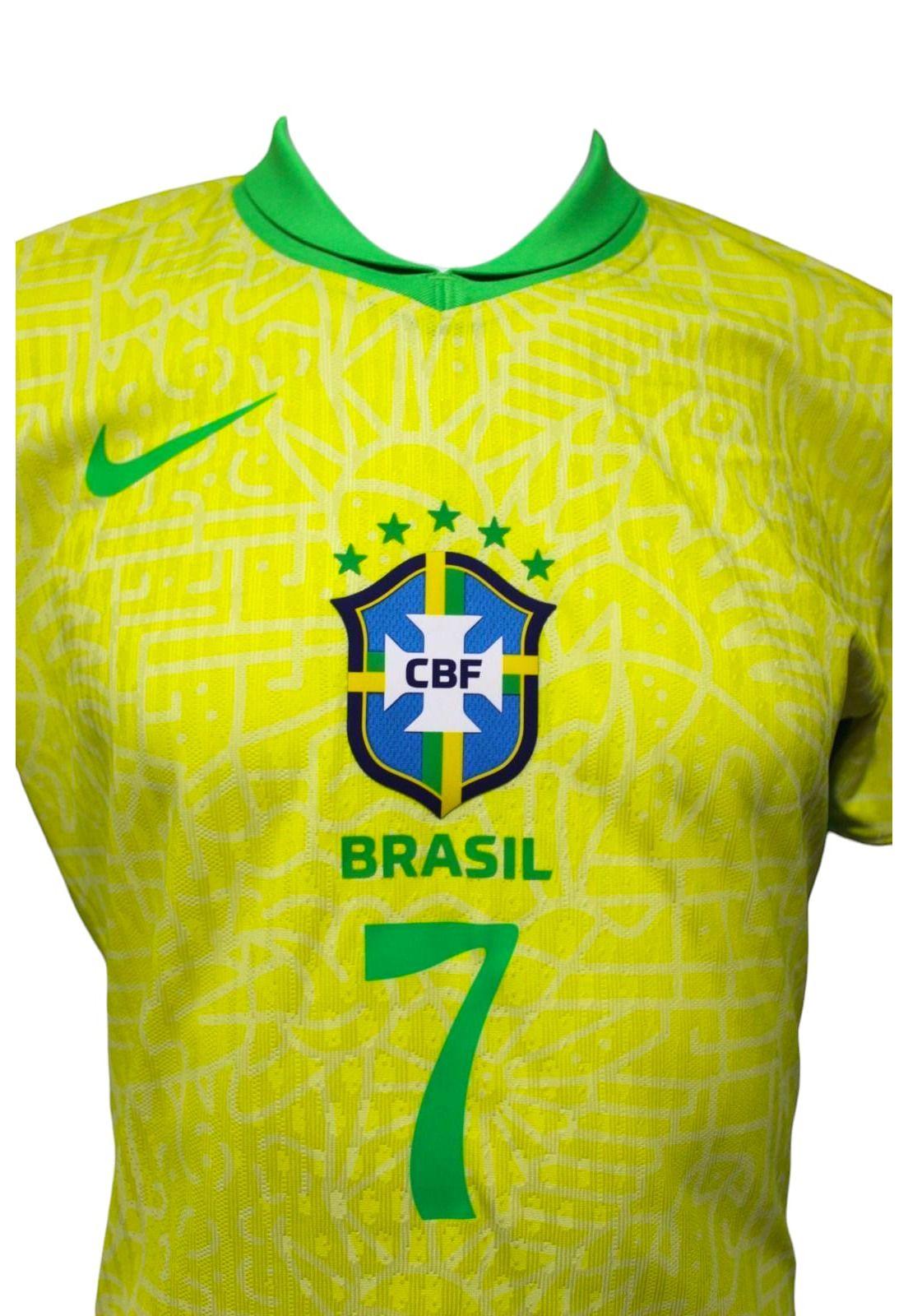 Camiseta Brasil 2024 2025 Local Prof. Vini Jr Utilería Nike-1