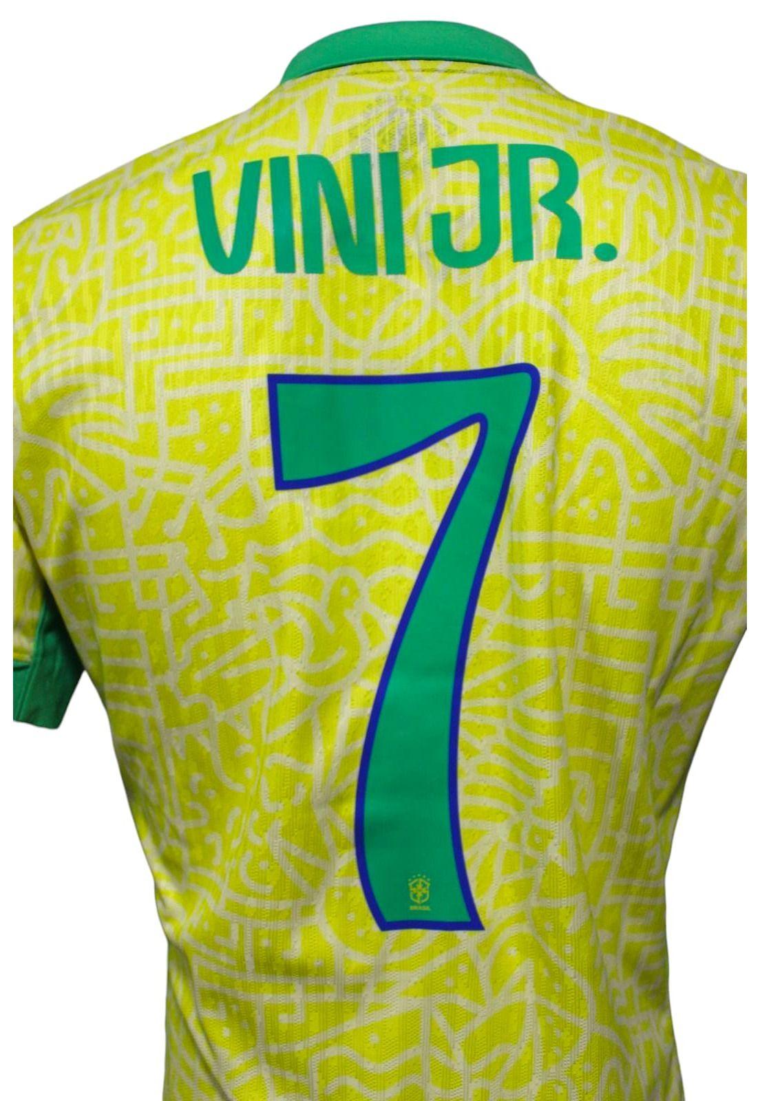 Camiseta Brasil 2024 2025 Local Prof. Vini Jr Utilería Nike-2