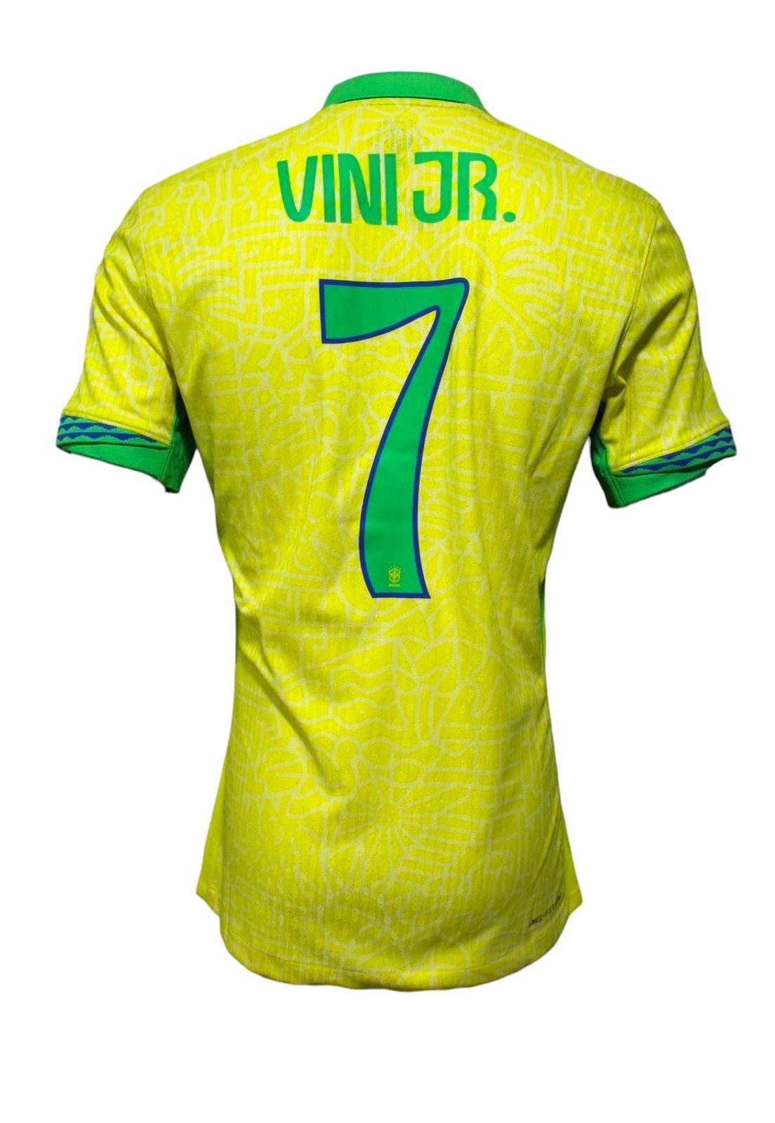 Camiseta Brasil 2024 2025 Local Prof. Vini Jr Utilería Nike-3