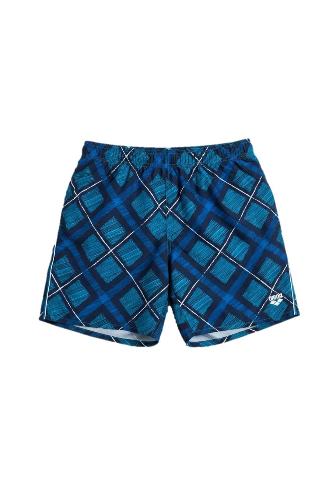 Traje Baño Bermuda Junior Printed Colores Arena-2
