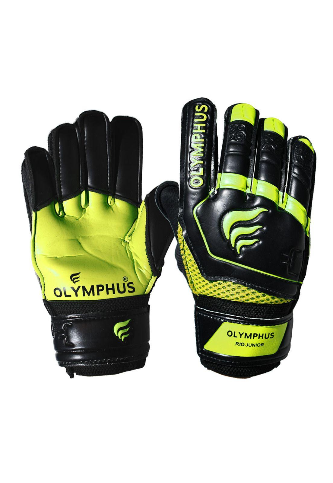 Guantes Arquero Rio Junior Férula Amarillo Niño Olymphus-0