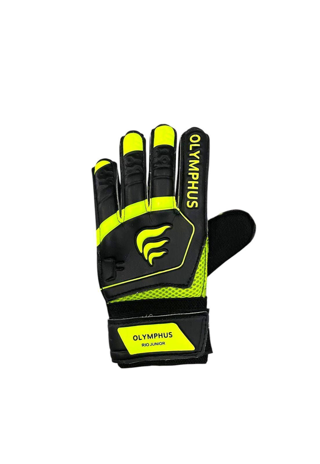 Guantes Arquero Rio Junior Férula Amarillo Niño Olymphus-2