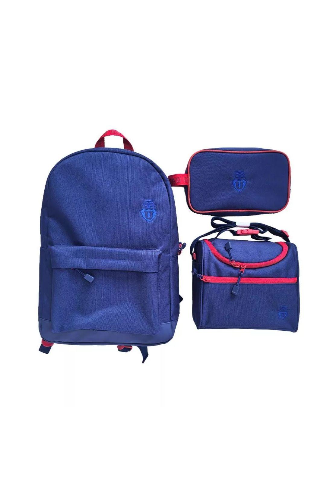 Pack Escolar Universidad De Chile 3 Piezas Original Titanio-2
