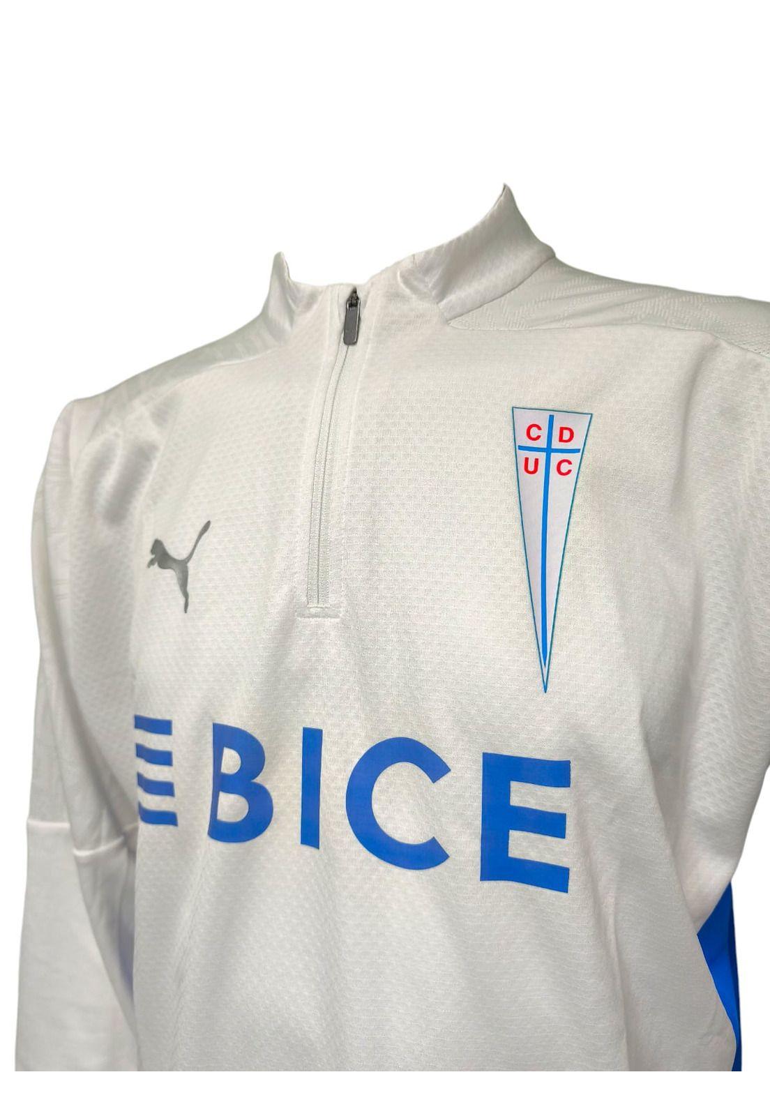 Polerón Universidad Católica 2025 Entrenamiento Blanco Puma-3