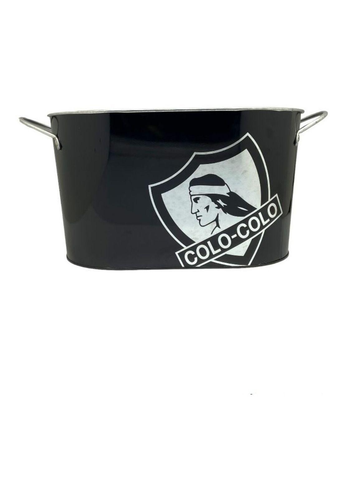      Hielera Colo Colo Metálica Negra Nueva Producto Oficial-0
