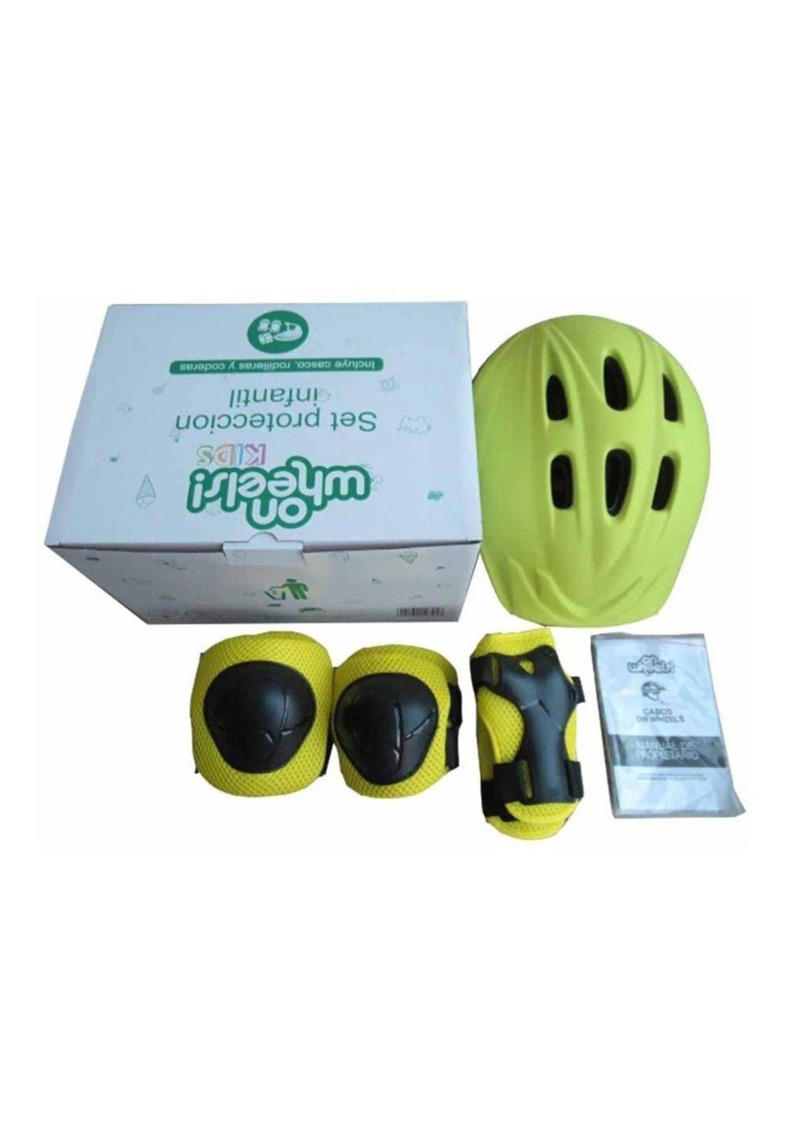 Set Casco Y Protecciones Infantil Nuevo Original Onwheels-0