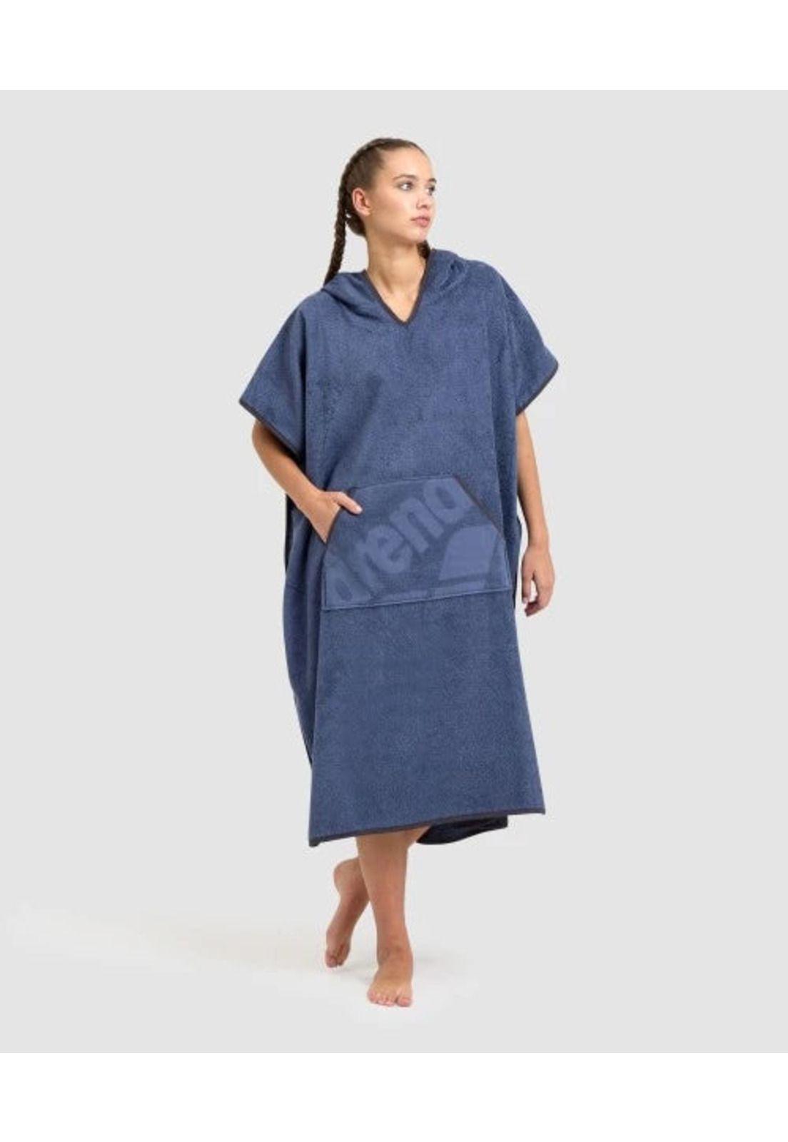 Poncho toalla Azul Arena-0