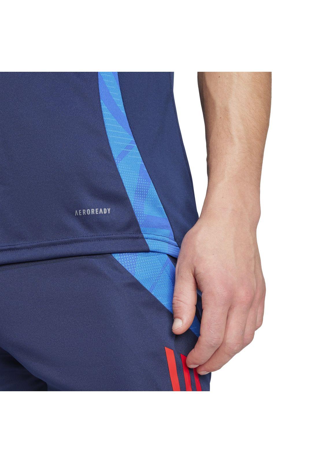 Polera Universidad De Chile 2025 Entrenamiento Azul Adidas-2