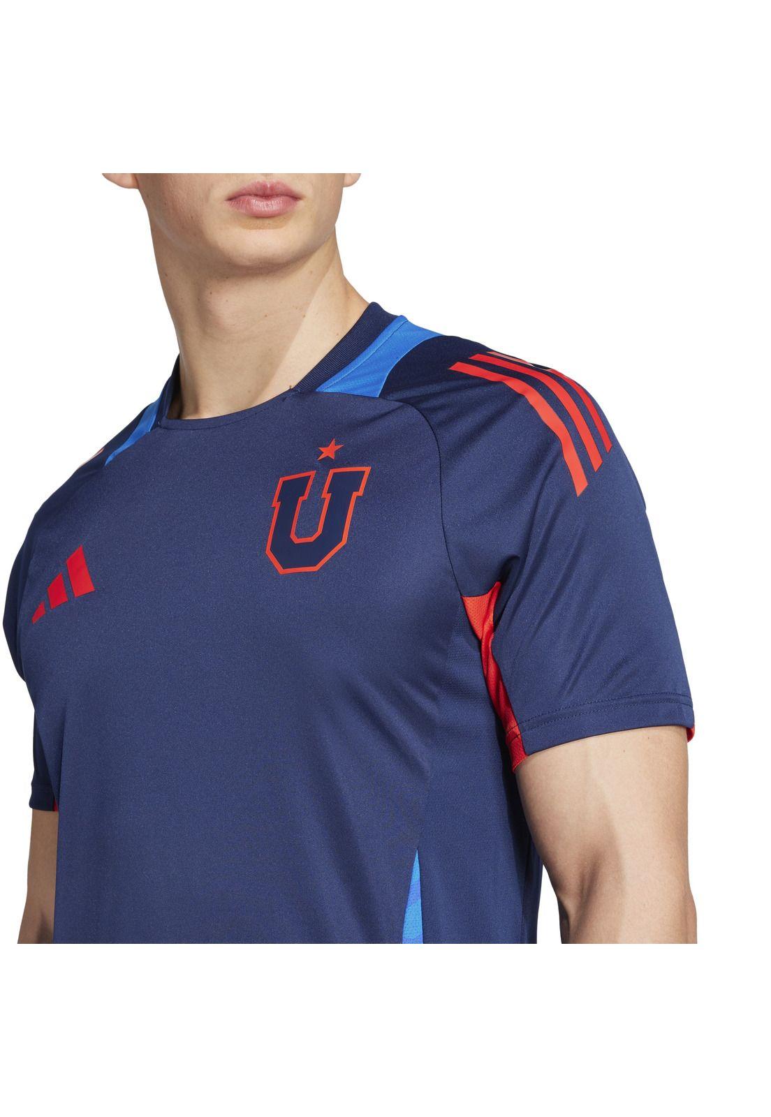 Polera Universidad De Chile 2025 Entrenamiento Azul Adidas-3