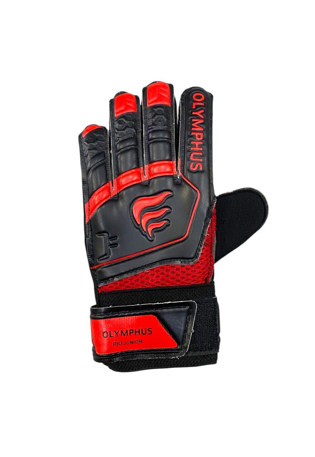 Guantes Arquero Rio Junior Férula Rojo Niño Olymphus-1
