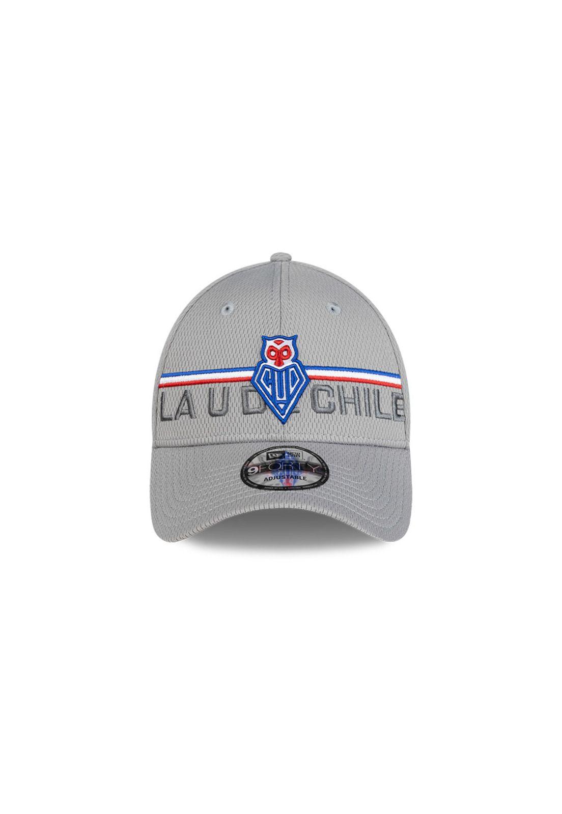 Jockey Universidad De Chile 2025 9Forty Gris New Era-3