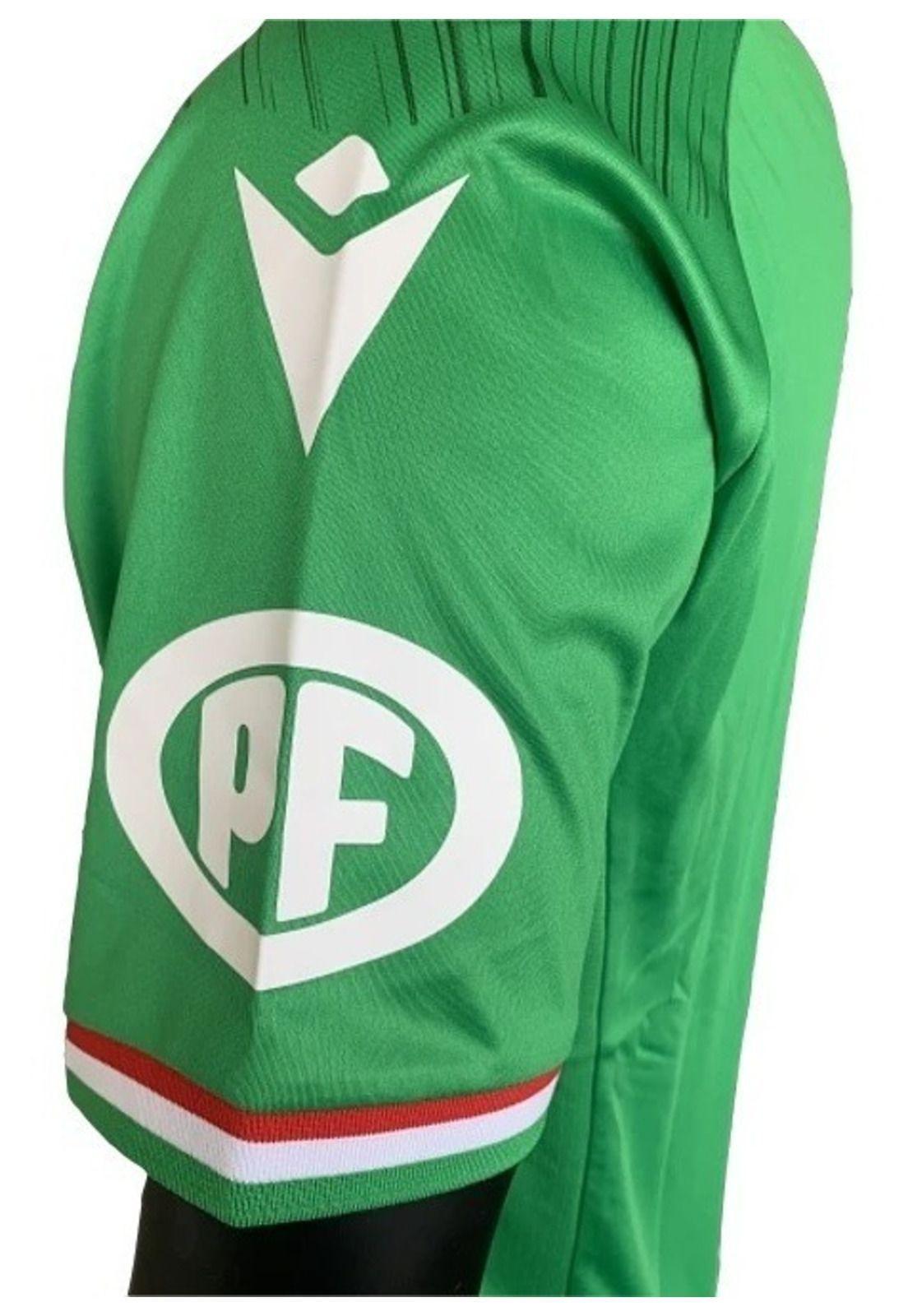 Camiseta Audax Italiano 2021/2022 Titular Original Macron-3