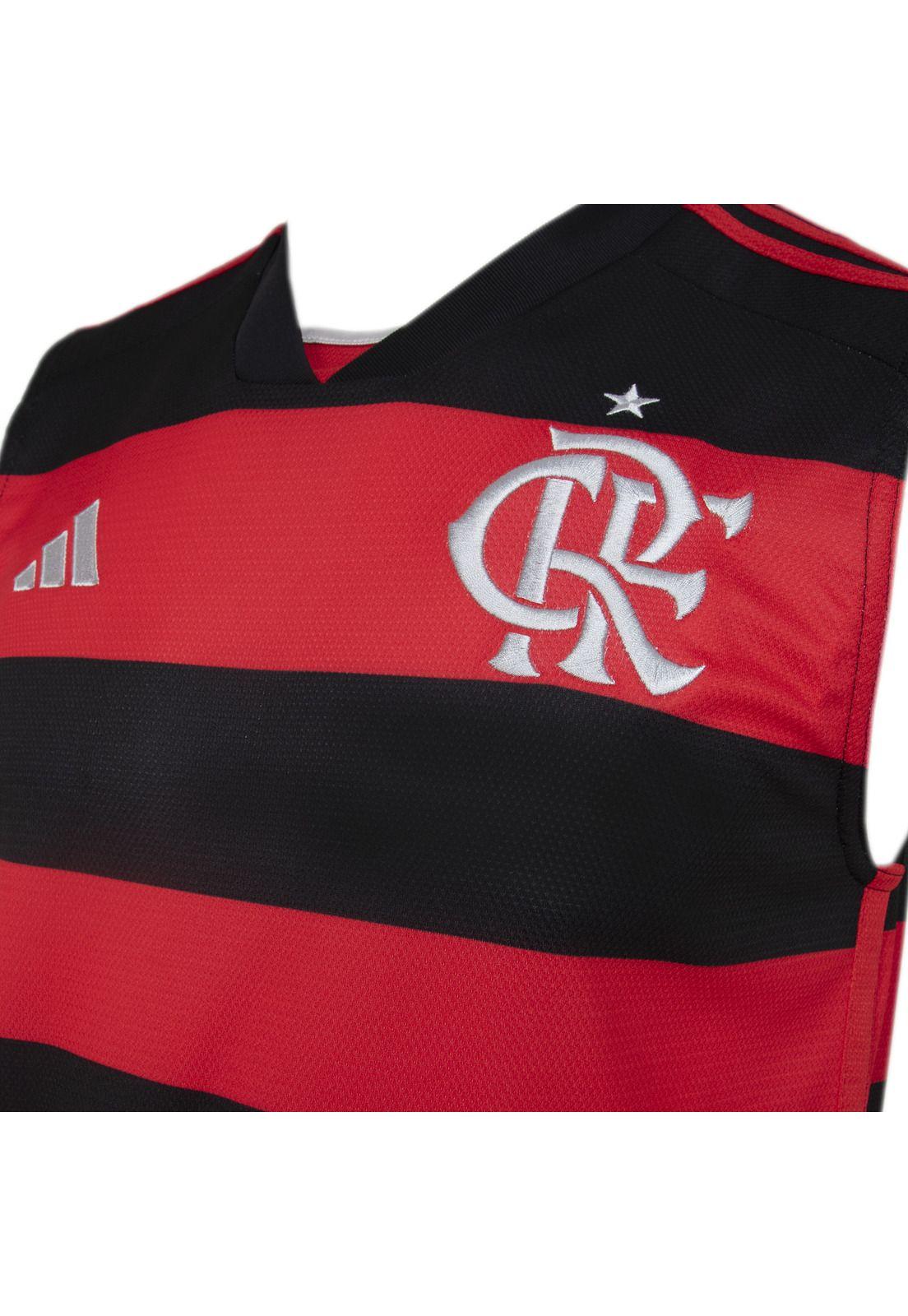 Camiseta Flamengo 2024 2025 Titular Musculosa Adidas-3
