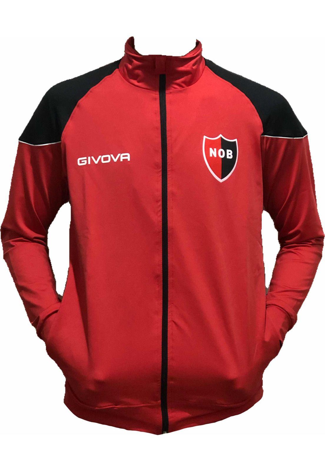 Chaqueta Newell's Old Boys 2022 Salida Rojo Original Givova-0