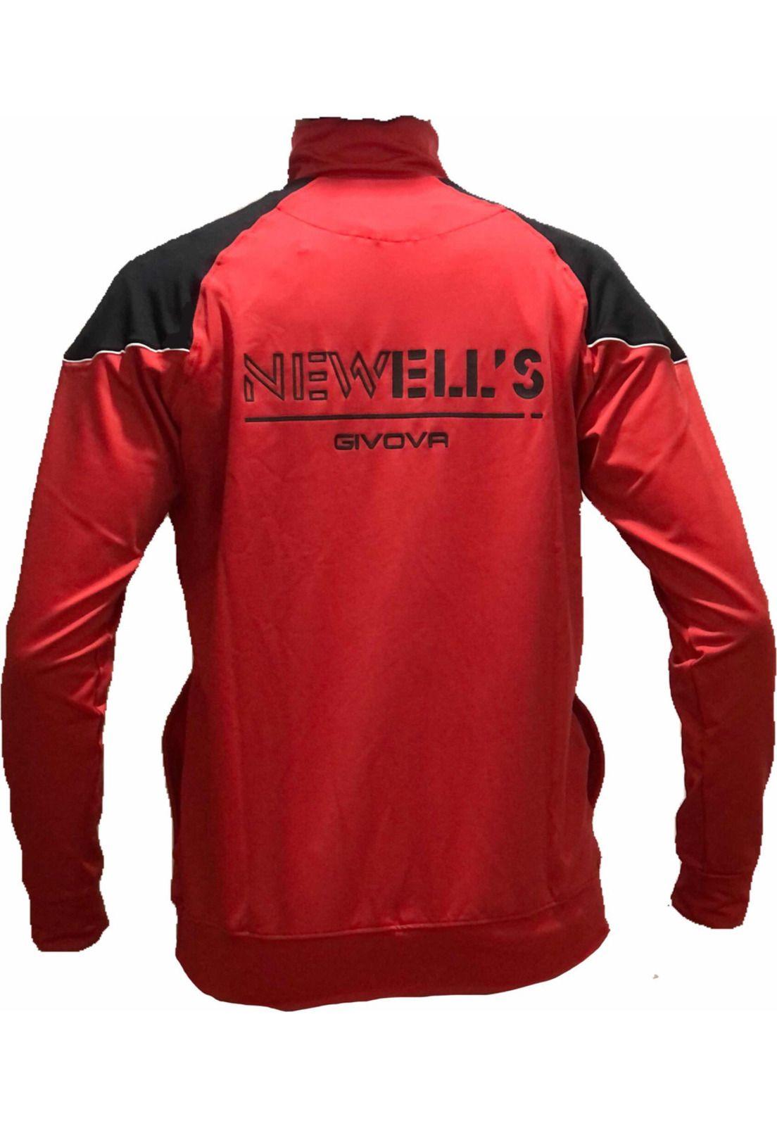 Chaqueta Newell's Old Boys 2022 Salida Rojo Original Givova-1