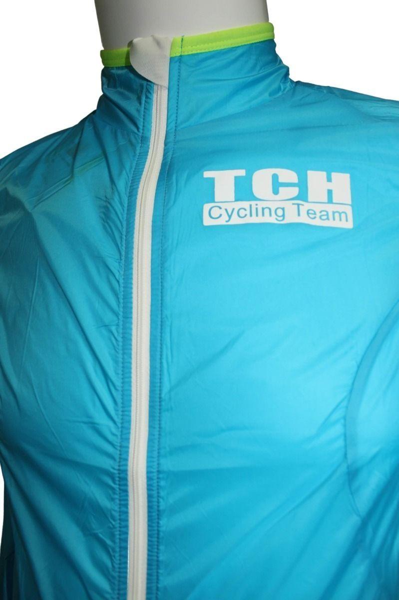 Cortaviento Sin Mangas Infantil Impermeable Turquesa Nuevo-3