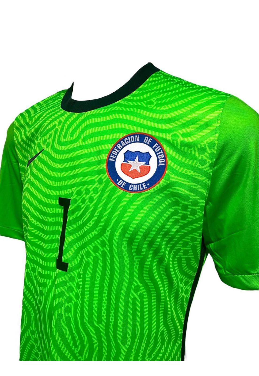 Camiseta Chile 2021 2022 1 Bravo Prof. Clasif. Qatar 22 Nike-3