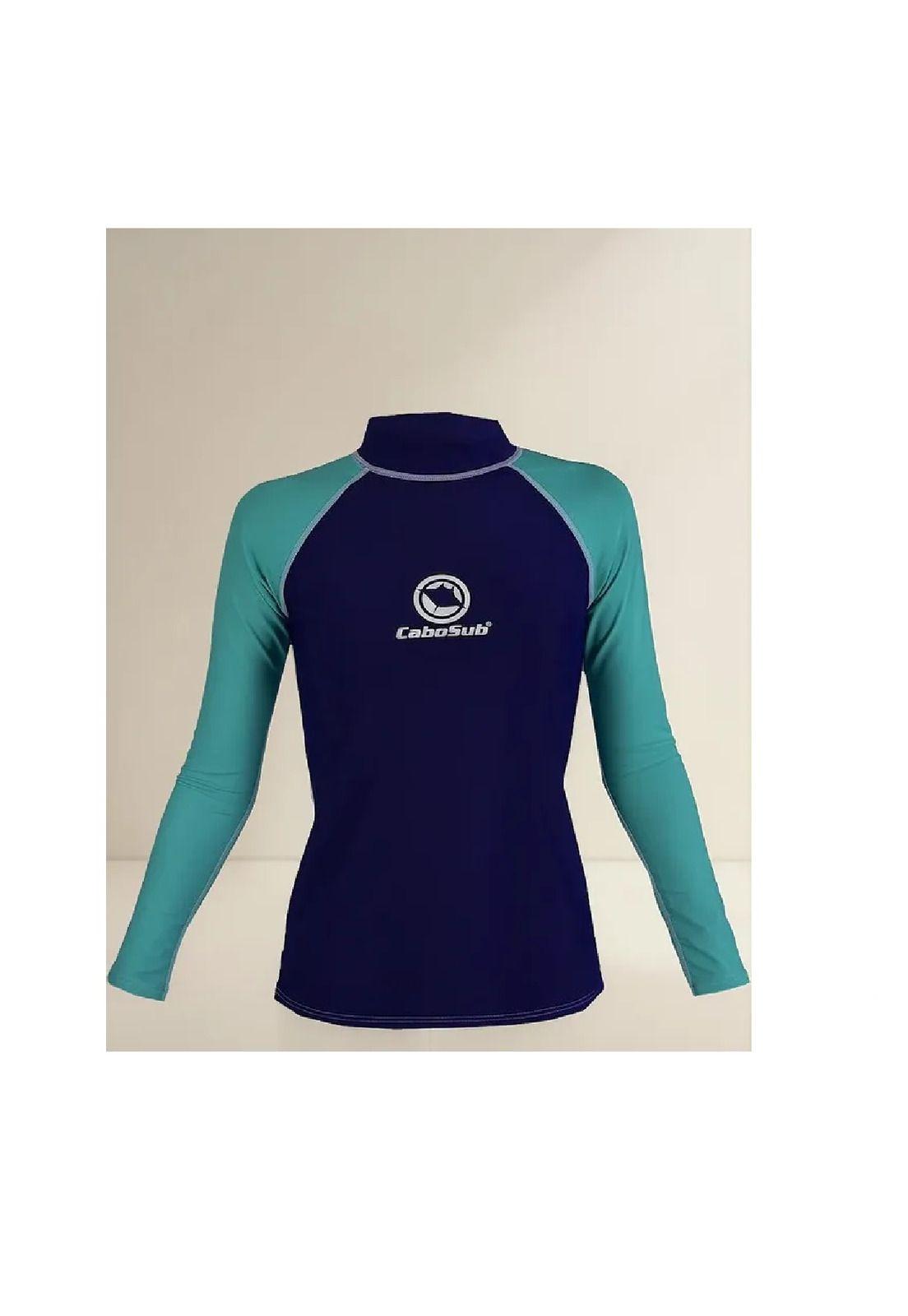 Polera Baño Filtro Uv Mujer Manga Larga Nuevo Cabosub-4