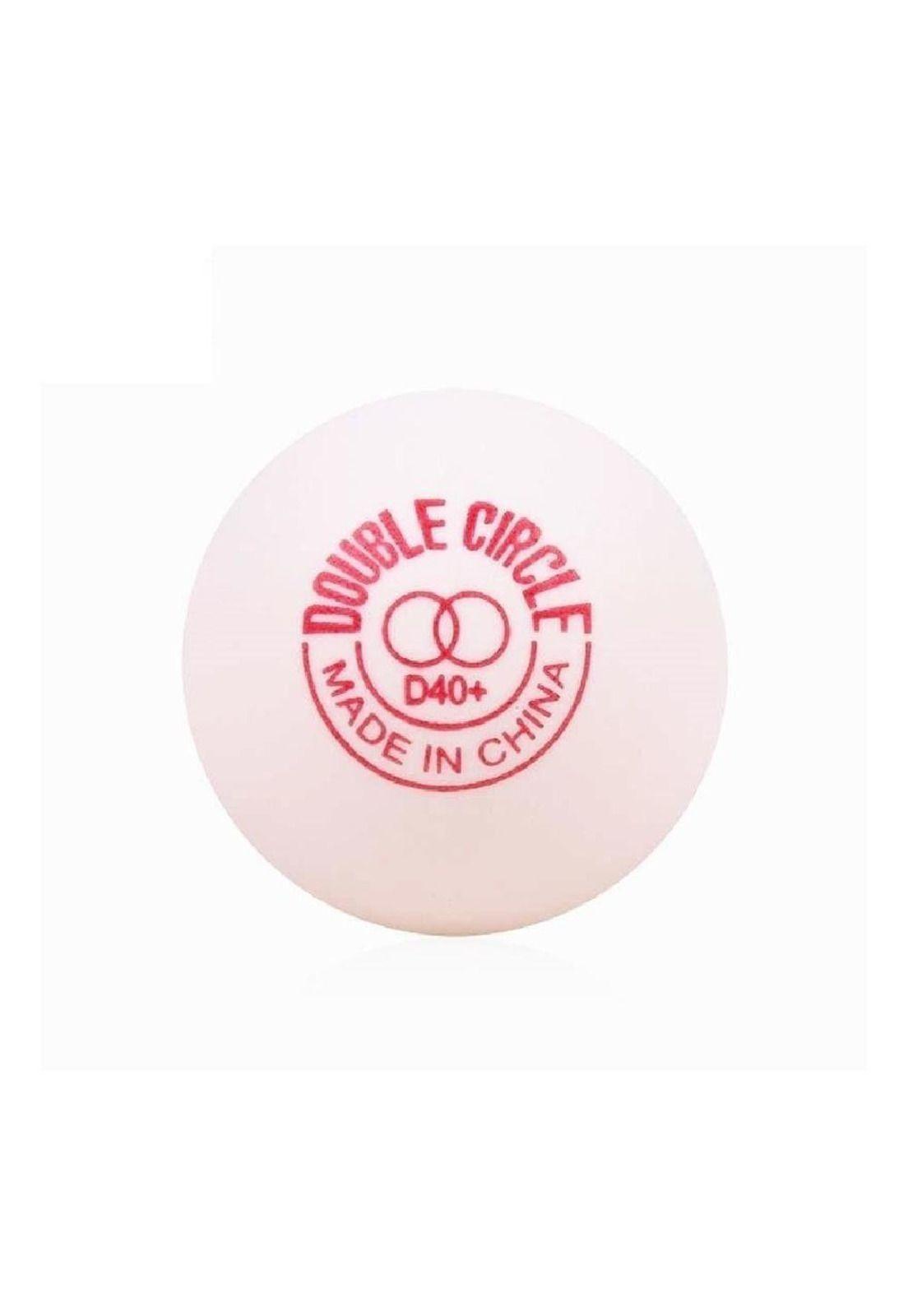 Set 10 Pelotas Dhs Ping Pong 40+ Abs Nueva Double Circle-0