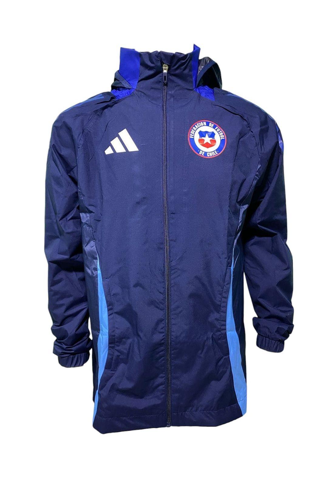 Chaqueta Chile 2024 2025 All Weather Azul Original Adidas-0