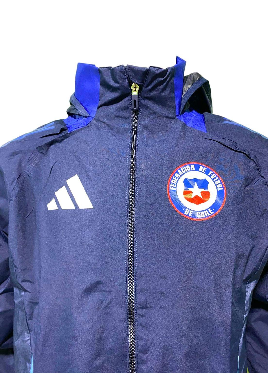 Chaqueta Chile 2024 2025 All Weather Azul Original Adidas-2