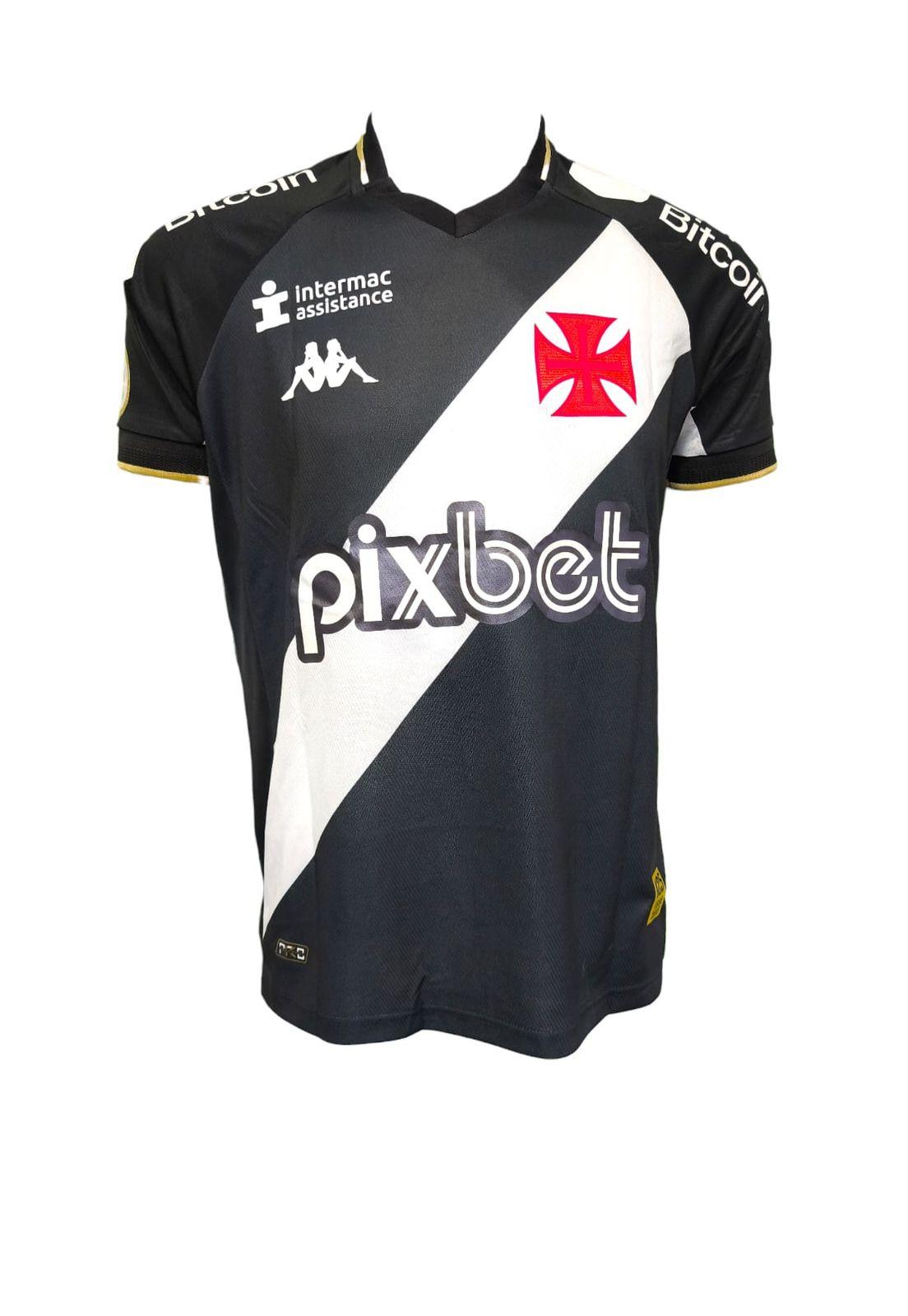 Camiseta Vasco da Gama 2023 visita n7 Alex Teixeira utilería Kappa-0