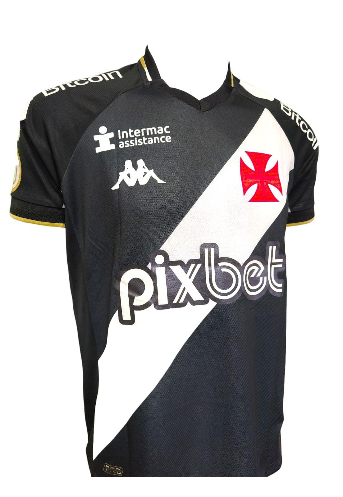 Camiseta Vasco da Gama 2023 visita n7 Alex Teixeira utilería Kappa-2