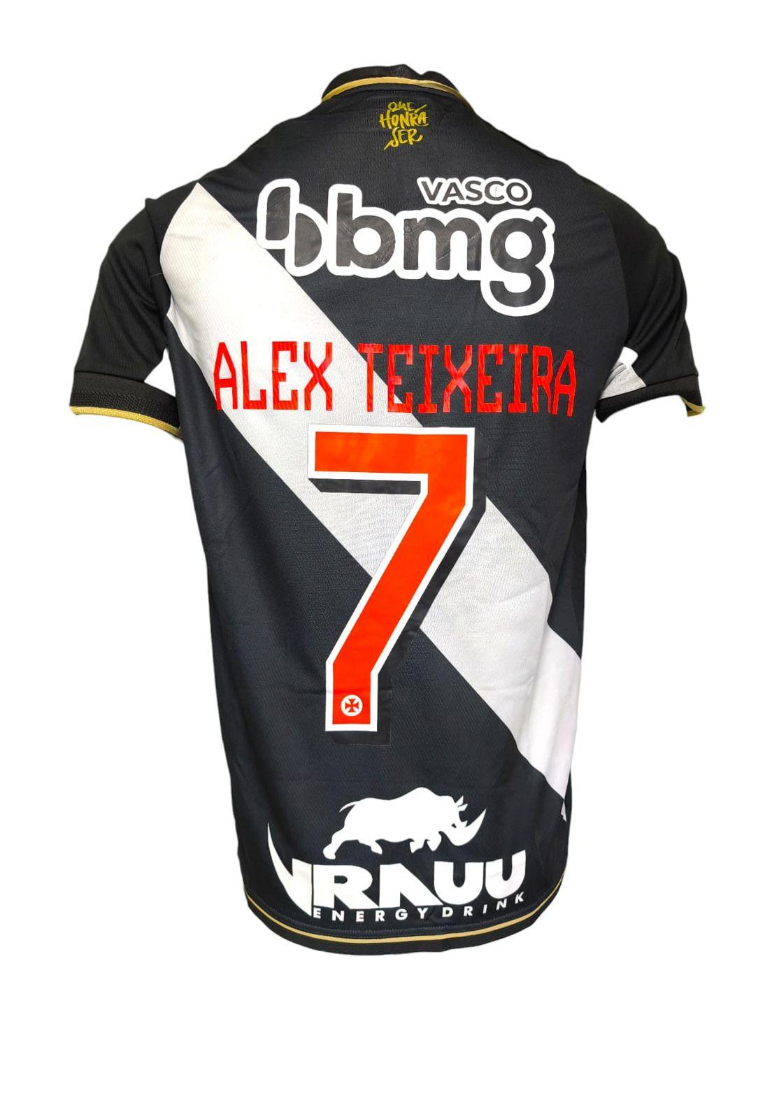 Camiseta Vasco da Gama 2023 visita n7 Alex Teixeira utilería Kappa-3