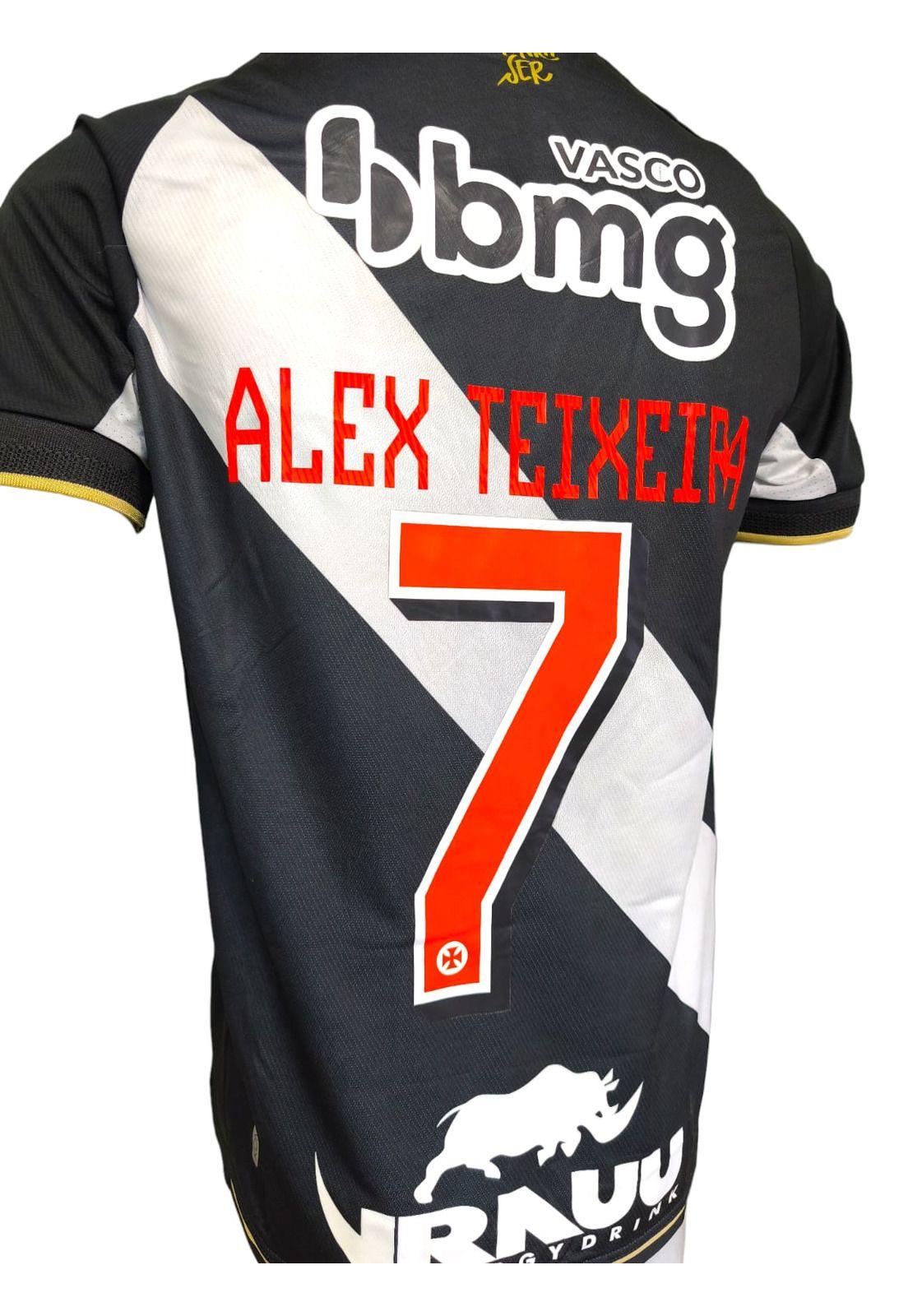Camiseta Vasco da Gama 2023 visita n7 Alex Teixeira utilería Kappa-4