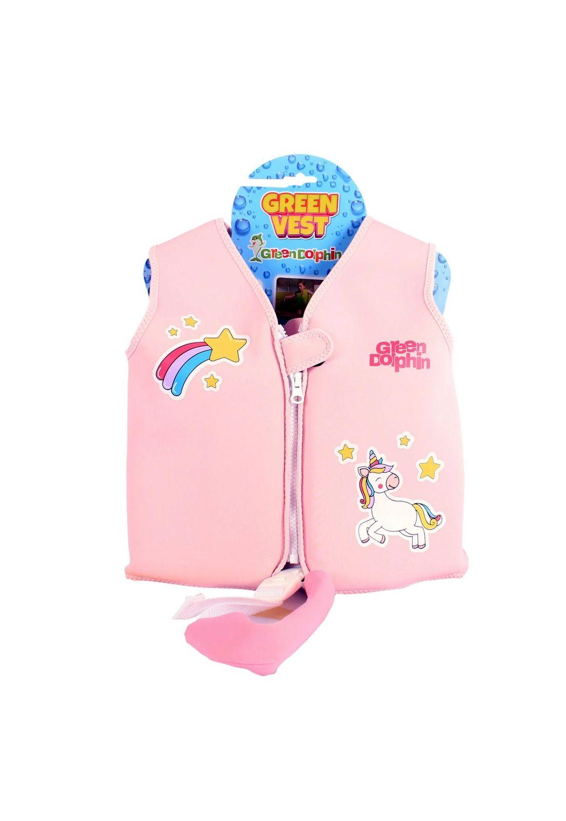 Chaleco salvavidas infantil Nuevo Green Dolphin-3