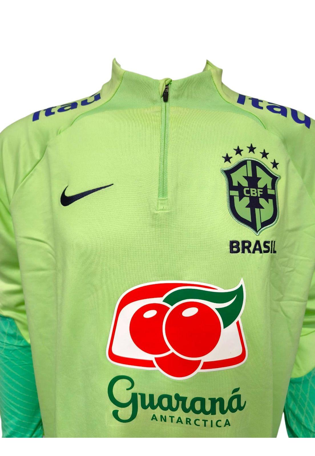 Poleron Brasil 2022 2024 Entrenamiento Original Nike-2